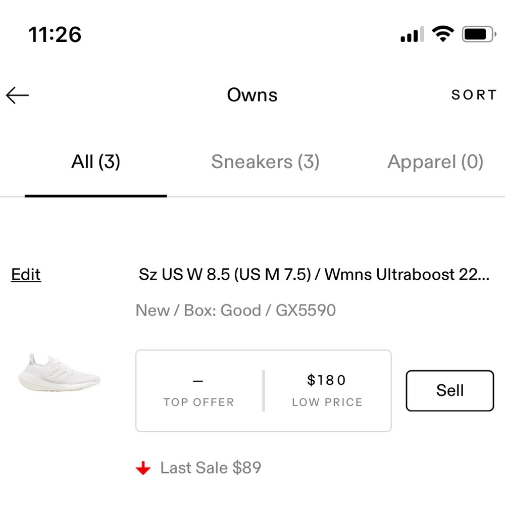 Women’s adidas ultraboost 22 triple white